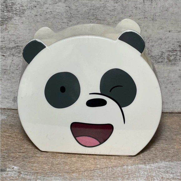 MINISO Cartoon Network We Bare Bears Shower Caddy 5.5" Panda - Picture 1 of 7